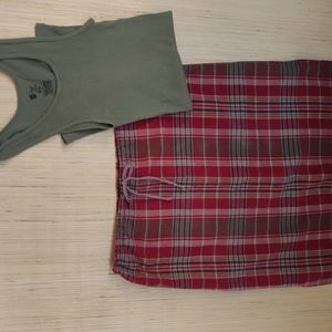 Gap vintage plaid skirt